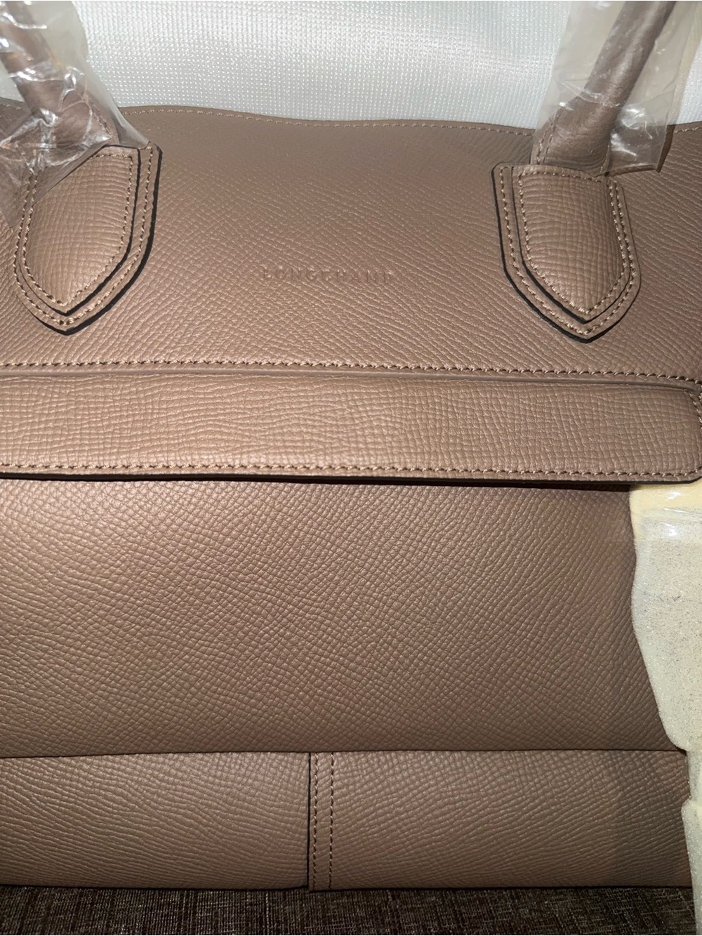 Longchamp Leather Mailbox Tote Bag - Picture 2 of 8
